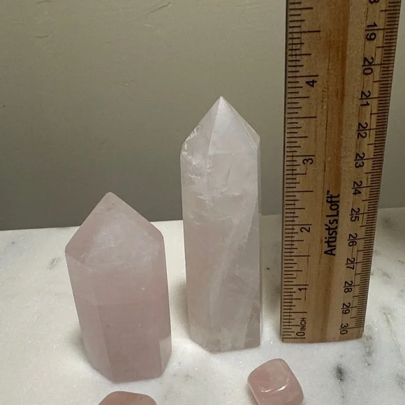 Rose Quartz Crystal Set - Picture 4 of 4